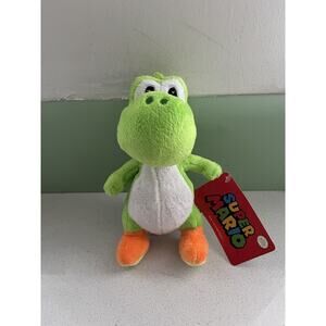 NEW Super Mario Nintendo Green Yoshi Plush 2018